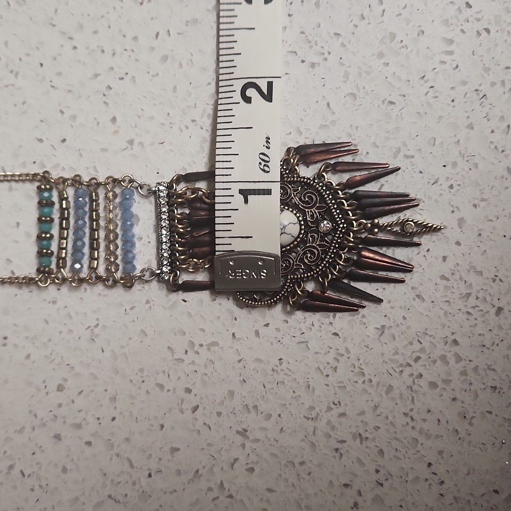 Maurices Beaded. Boho/Western Fasion Necklace - Picture 6 of 7